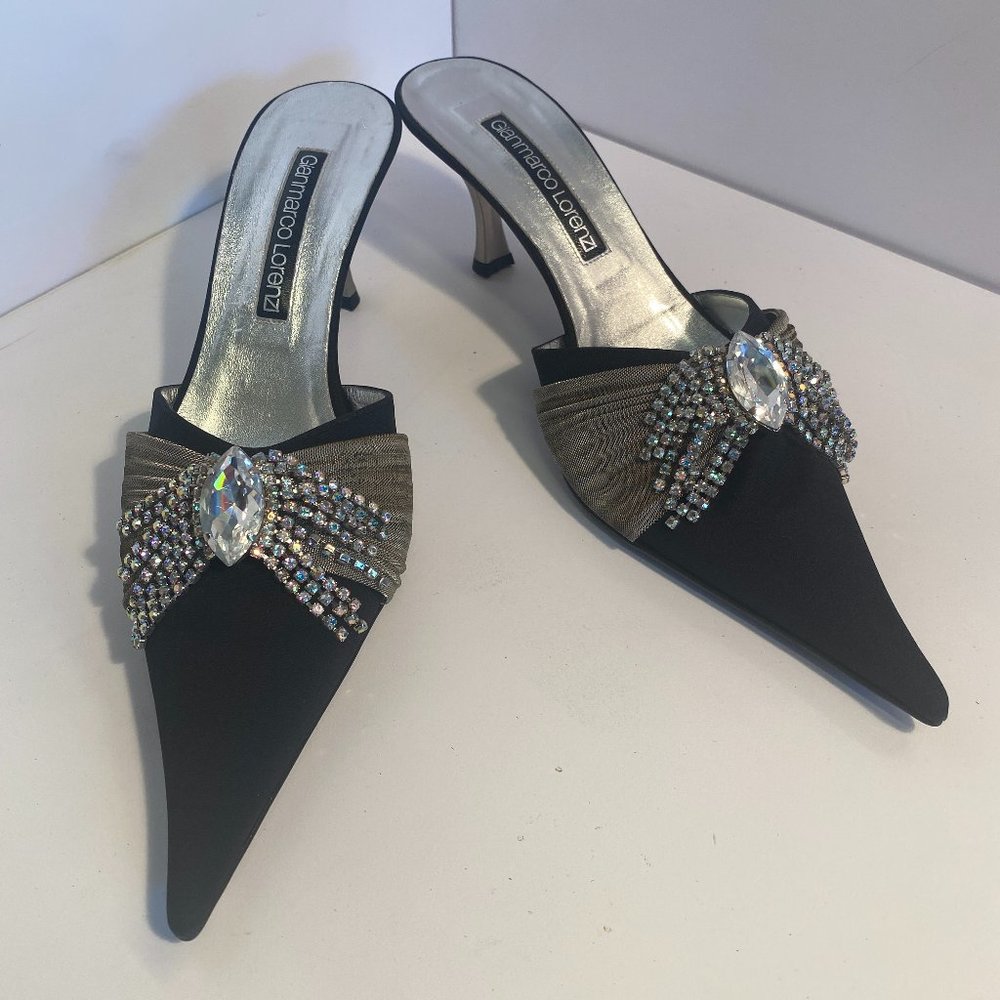 GIANMARCO LORENZI DRESS MULE ❤️‍🔥❤️‍🔥❤️‍🔥❤️‍🔥GORGEOUS PARTY SHOE‼️‼️🌺🌺